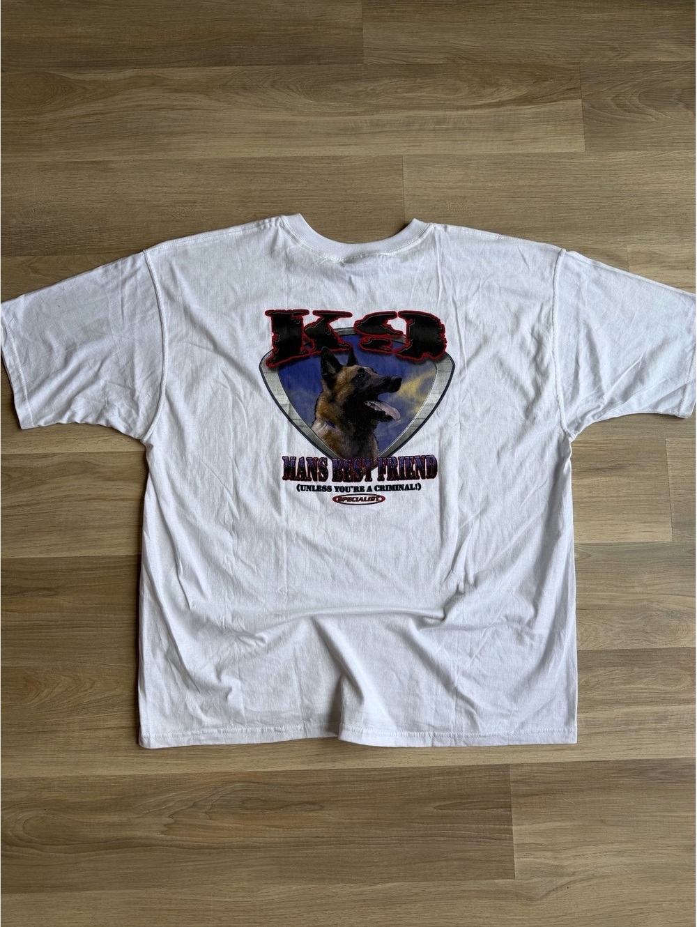 Vintage K9 Specialist USA Made T-Shirt
